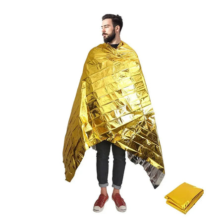Emergency Thermal Blanket Waterproof &ndash; Heat Lock Safety