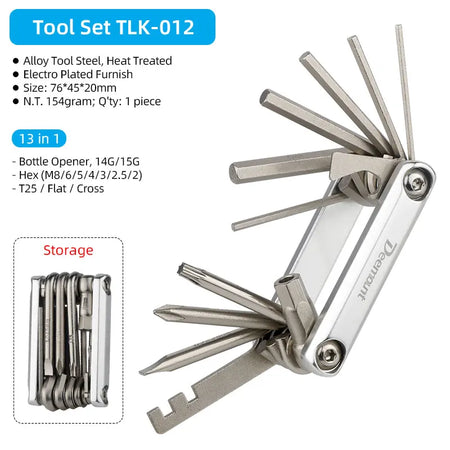 Deemount 13 In 1 Multi-Function Tool &ndash; Versatile Bicycle Chain Repair 13 In 1 Multi Tool / CN