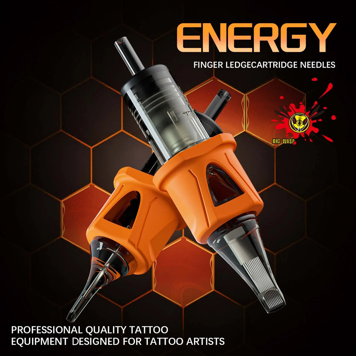 BIGWASP 20PCS Tattoo Cartridge Needles RL RS M1 RM &ndash; Sterile