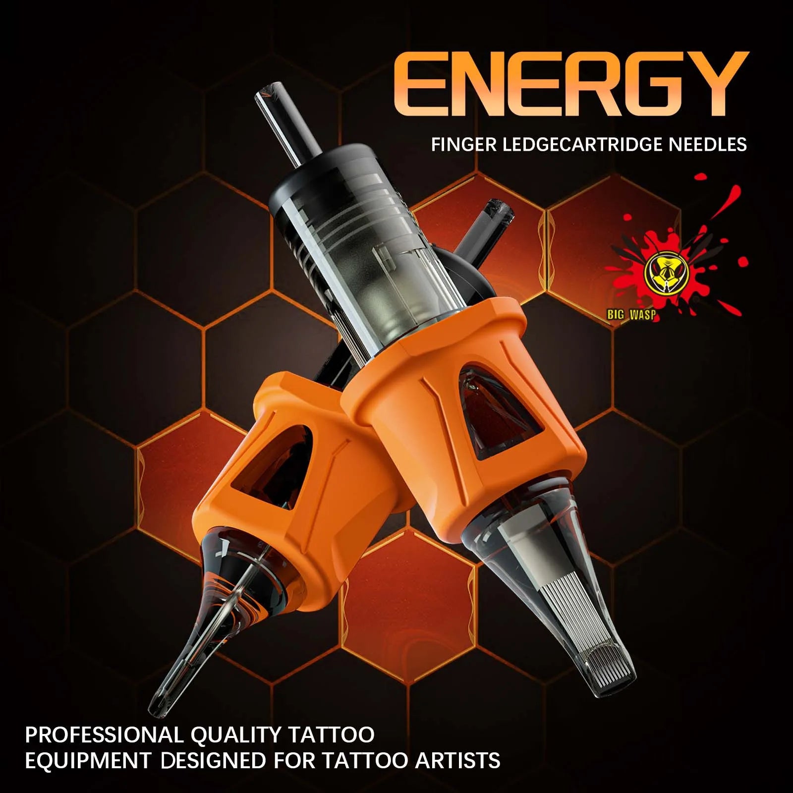 BIGWASP 20PCS Tattoo Cartridge Needles RL RS M1 RM &ndash; Sterile
