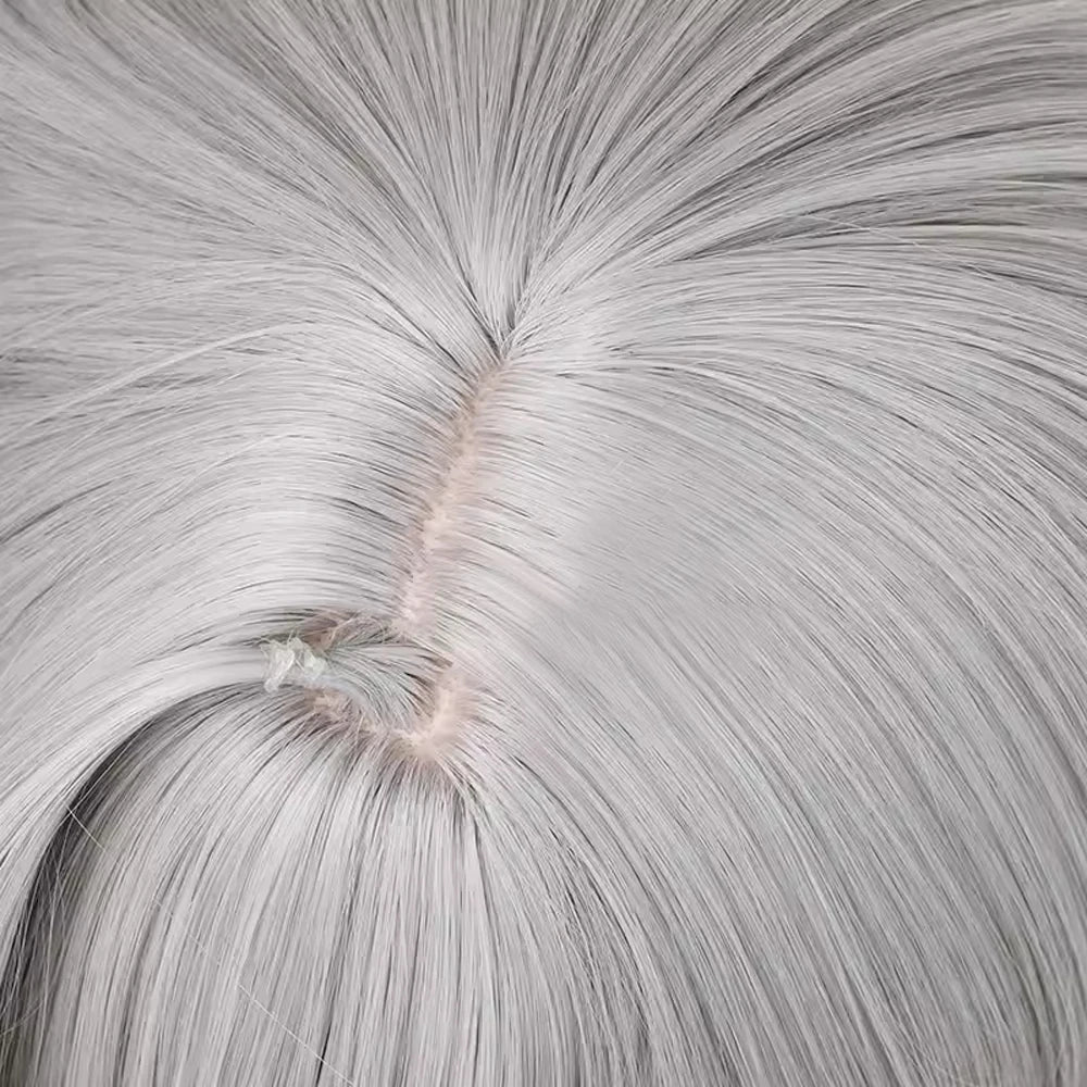 Grey Wise Wig for Cosplay - Short Straight Heat Resistant Synthetic Hair