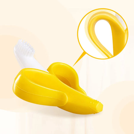 Banana Shape Baby Teether &amp; Training Toothbrush