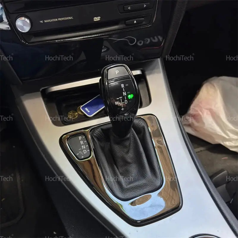 Led PU Leather Sliver LED Gear Shift Knob Automatic Gear Shifter Lever Handle Kit for BMW 5 Series E39 M5 1995-2004 by InterCyprus Trading Ltd