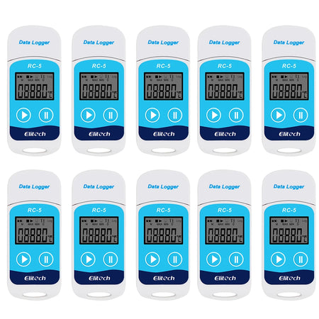 RC-5 USB Temperature Data Logger &ndash; 32000 Point PDF Report 10pcs