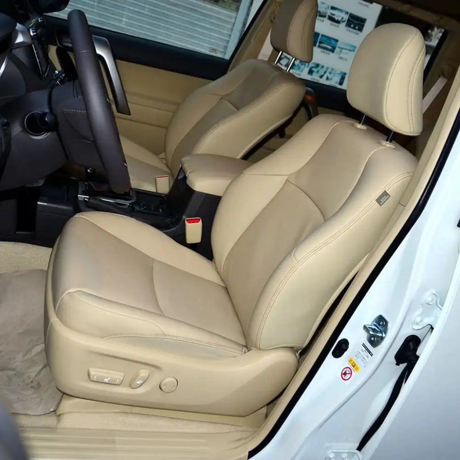 Toyota Prado Land Cruiser Suni Deri Beş Koltuk Kılıfı