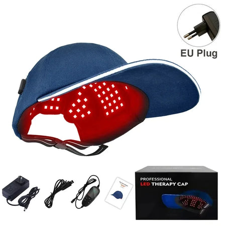 Infrared Hat Red Light Cap 630-940nm &ndash; Hair Regrowth Support EU Plug-With Box