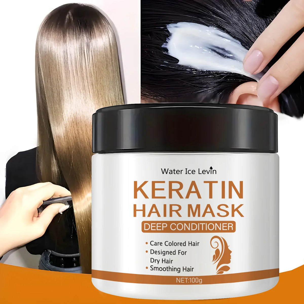 Keratin Hair Mask &ndash; Deep Conditioning Treatment for Shine and Strength