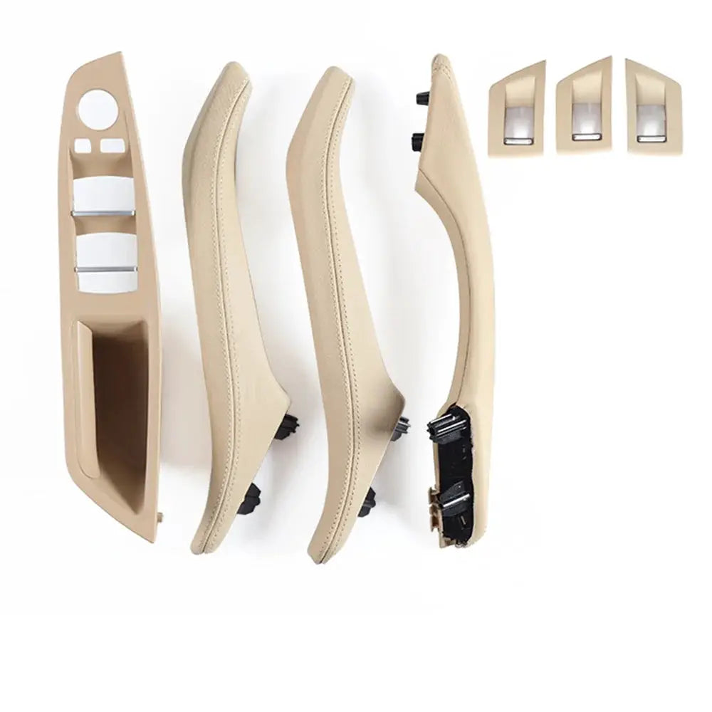LHD RHD 7pcs Interior Door Armrest Panel Pull Handle With Leather Outer Cover For BMW 5 Series F10 F11 520i 523i 525i 528i 535i by InterCyprus Trading Ltd