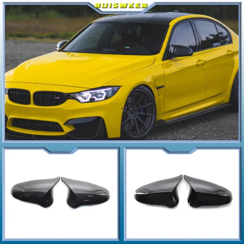 Capas de Espelho em Fibra de Carbono para BMW M4 F80 F82 2015 2018