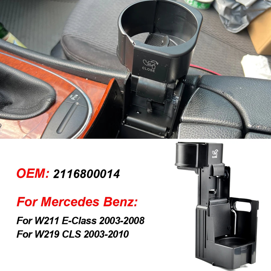 Portavasos de Consola Central con ABS para Mercedes W211 CLS