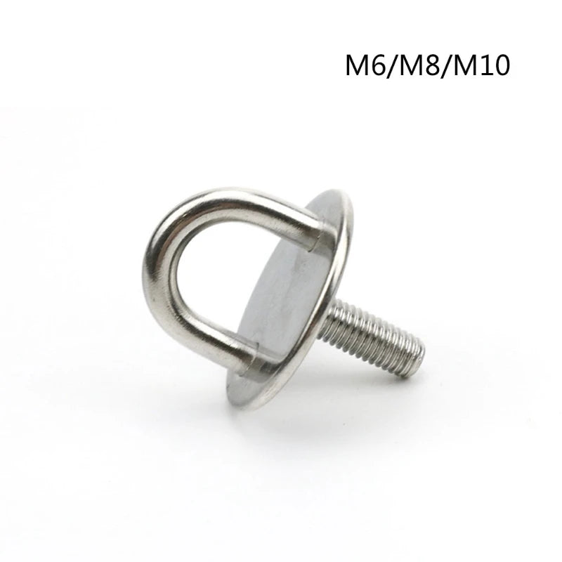 Heavy-Duty 304 Stainless Steel U-Shaped Pad Eye Plate for Marine and Outdoor Use