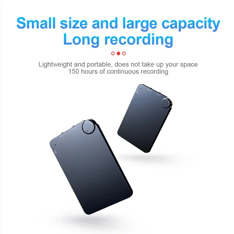 64GB Ultra-Thin Mini Voice Recorder &ndash; Noise Reduction
