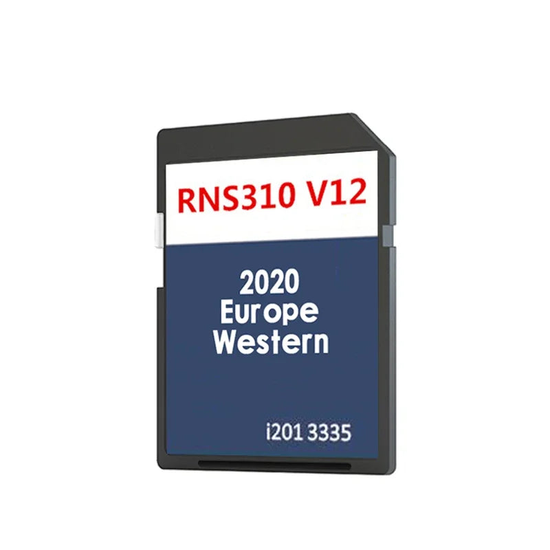 For VW RNS 310 V12 West Europe Navi SD 2020 - 8GB Maps