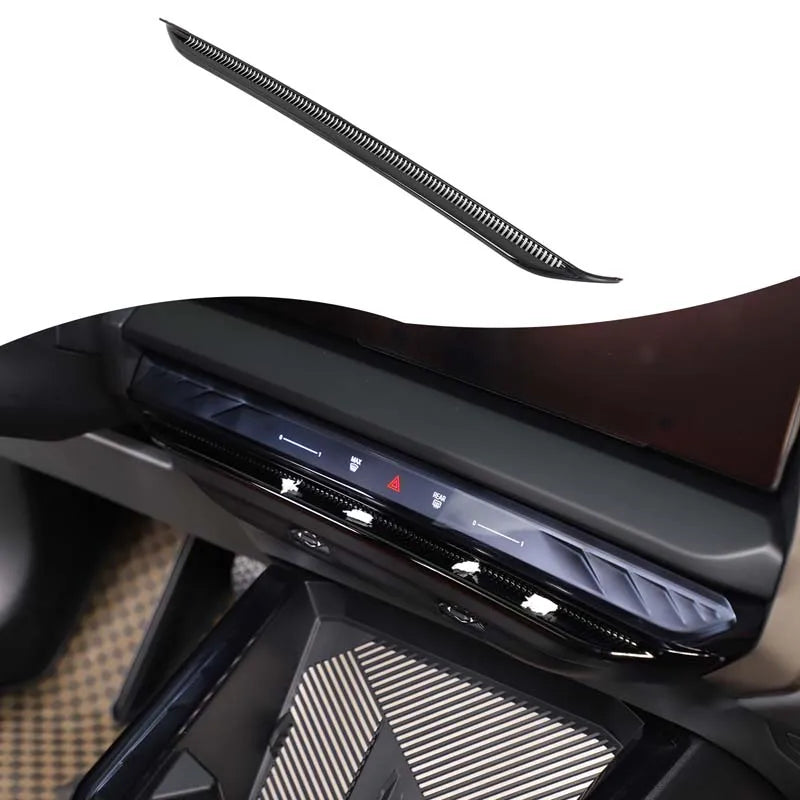 Autocolante de Rede da Ventilação Central da Consola BMW X3 G45 2025 Preto