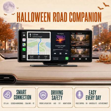Android 2Din Car Screen 10.26" Dual 4K Front Rear Recording for Volkswagen Skoda Golf 5 6 Polo Passat B6 B7 Jetta by InterCyprus Trading Ltd