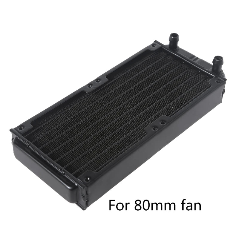 Aluminium 80x160mm Water Heat Exchanger Radiator for PC Cooling System Default Title
