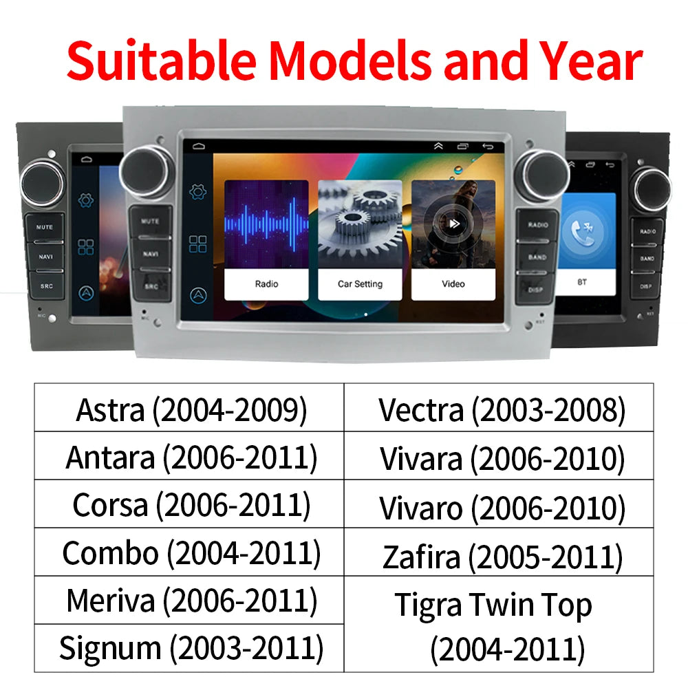 AKAMATE Car Radio Opel Astra Vectra - Wireless CarPlay