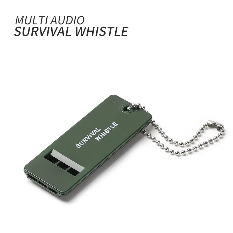 1Pcs High Decibel Survival Whistle Portable Outdoor Multiple Audio Whistle Camping Emergency Hiking Accessories edc Tool