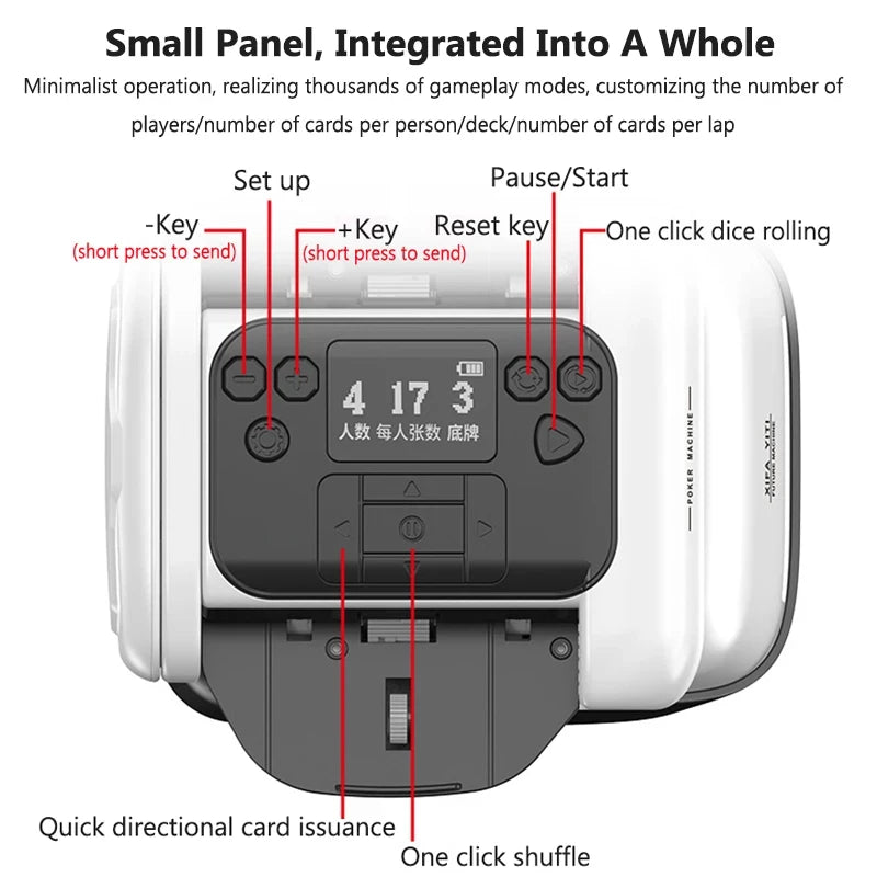 Automatic Card Dealer &ndash; Rechargeable Shuffler for Card Games