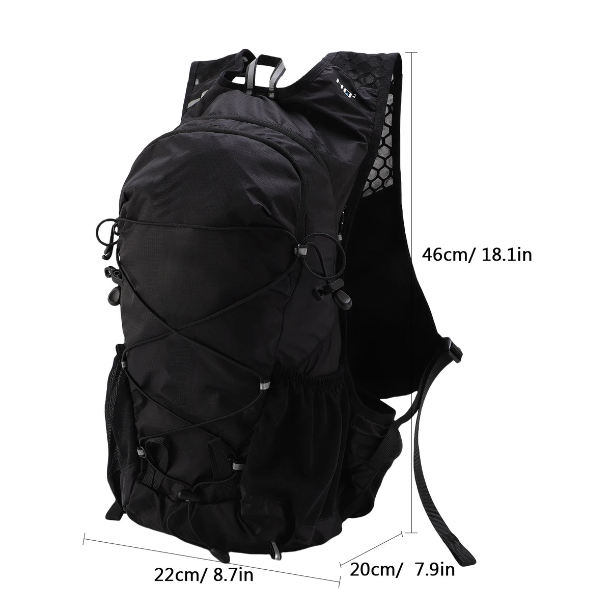 LIXADA 20L Hydration Backpack - Breathable Comfort Straps black color