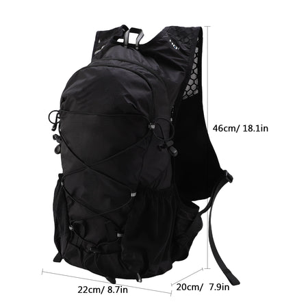 LIXADA 20L Hydration Backpack - Breathable Comfort Straps black color