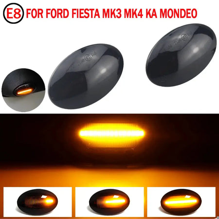 LED Dynamic Side Marker Turn Signal Blinker Flowing Water Flashing Light For Ford Fiesta MK4 MK5 Mondeo MK1 Explorer 2 Transit by InterCyprus Trading Ltd