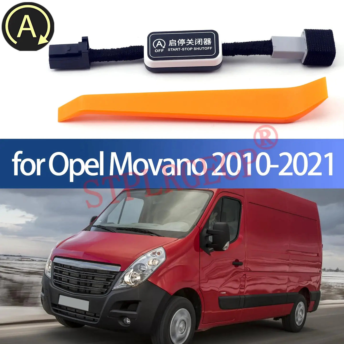 Automatic Stop Start Engine System Off Cable Plug and Play Eliminator for Opel Movano 2010-2021 Accessories by InterCyprus Trading Ltd