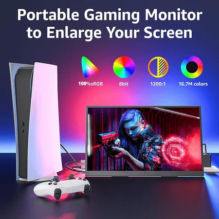 15.6/18.5 Inch Portable Monitor 1080P &ndash; VESA Mount Ready