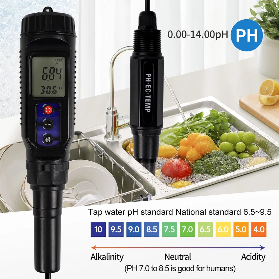 Smart Pen 3 In 1 Water Tester PH EC Meter &ndash; Ultra Portable