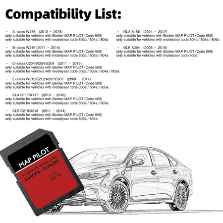 Becker MAP PILOT 3491.749 SD Card &ndash; GPS Navigation Upgrade