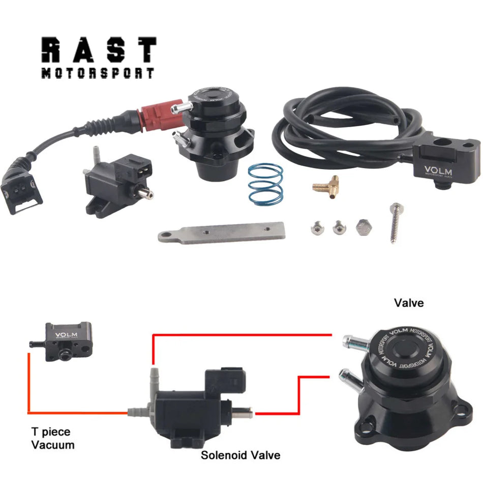 Turbo Dump Blow Off Ventil Aluminium für VW Golf MK7 GTI