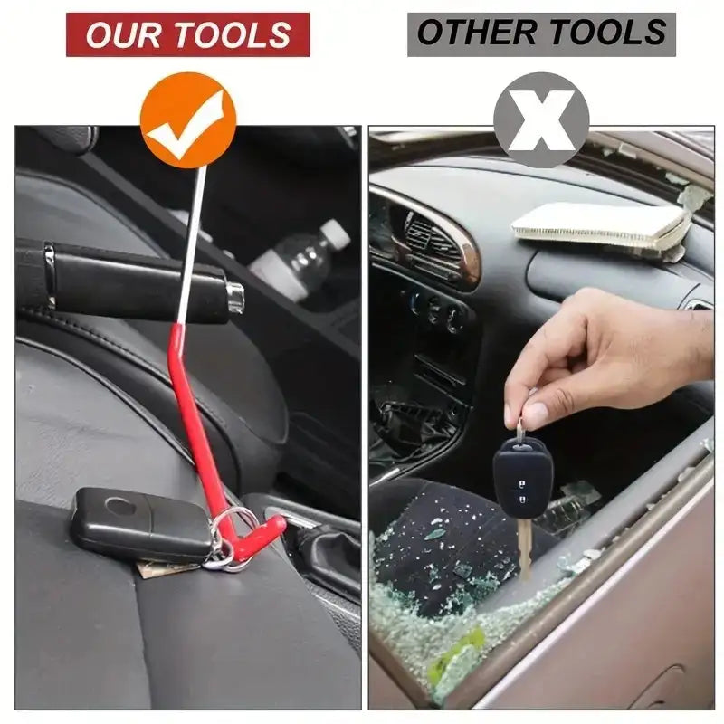 18Pcs Car Door Tool Kit With Inflatable Air Pump Long Reach