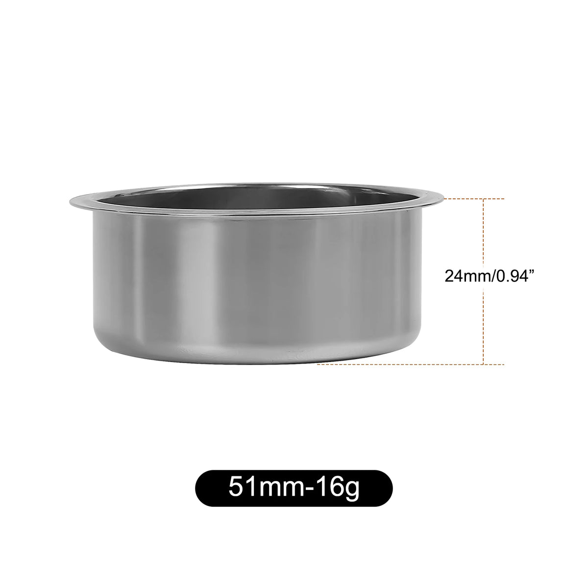 IKAPE Beehive Filter Basket &ndash; Precision Laser Cut Holes Silver 51MM (16g) / CHINA