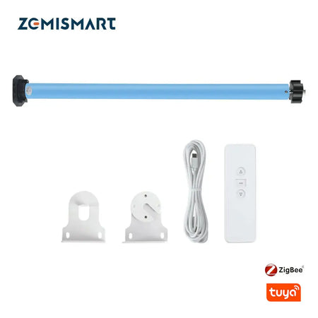 Zemismart Zigbee Smart Roller Shade Motor with Built-in Battery for Voice Control