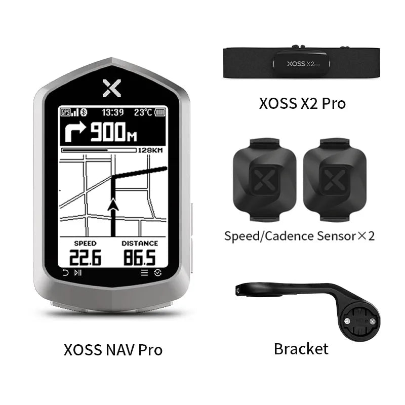 Xoss Nav Pro &ndash; Upgraded GPS Cycling Navigation Nav Pro Set G