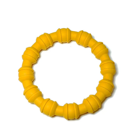 NoEnName Null Baby Silicone Teether &ndash; Safe and Non-Toxic Design yellow