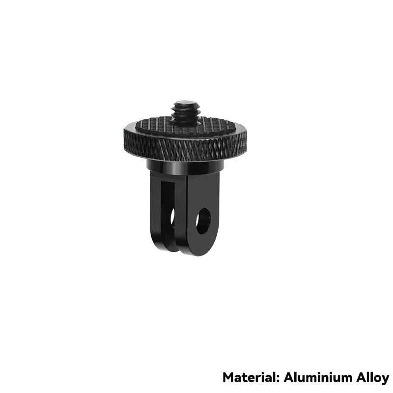 1/4 Inch Screw Tripod Adapter 360 Rotating Mount Holder for GoPro &amp; DJI Cameras 1 PCS Aluminium / CHINA
