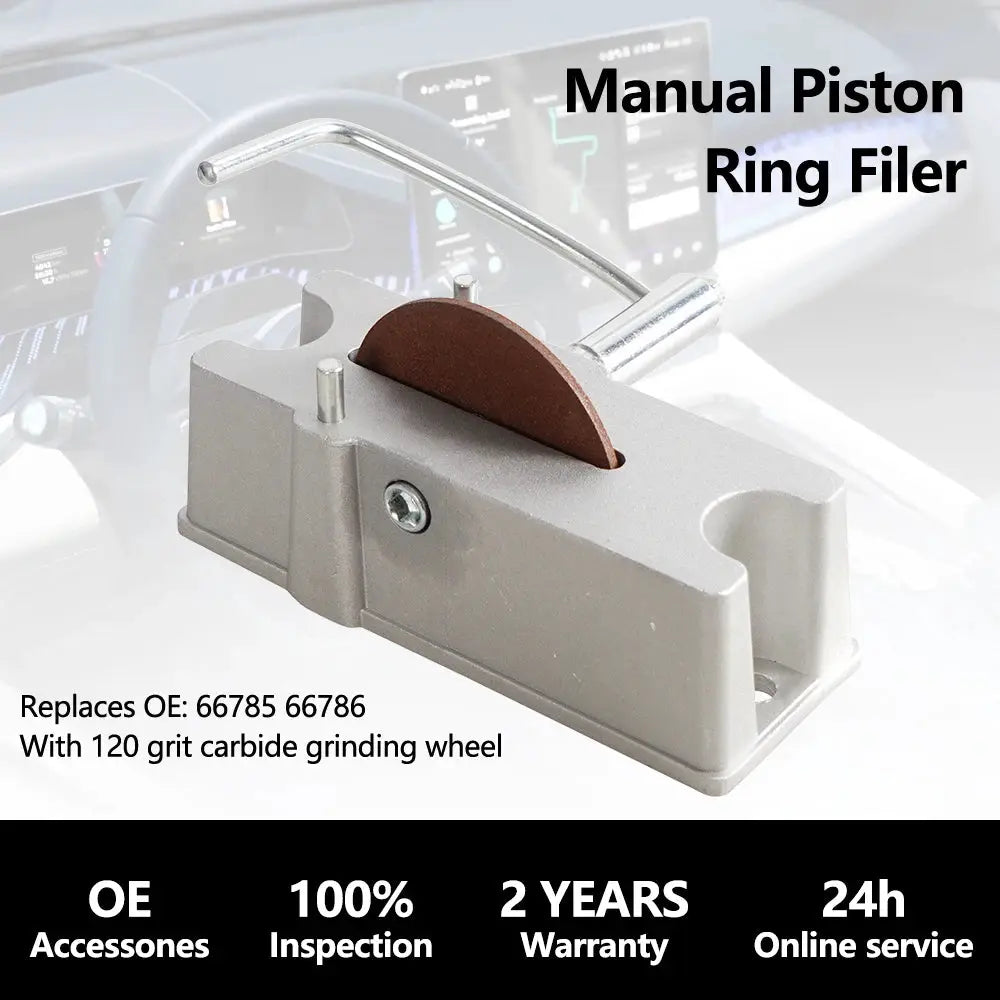 66785 Manual Aluminum Piston Ring Filer 120 Grit Kit Tool Grinder to Assure Proper Piston Ring End Space Tools Accessories 66786 by InterCyprus Trading Ltd