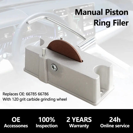66785 Manual Aluminum Piston Ring Filer 120 Grit Kit Tool Grinder to Assure Proper Piston Ring End Space Tools Accessories 66786 by InterCyprus Trading Ltd