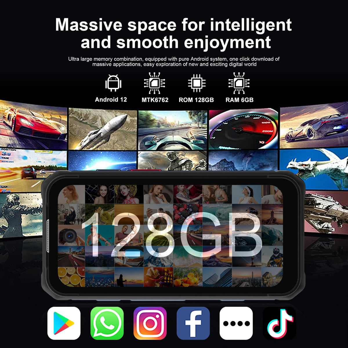 SERVO TANK500 Android Mini Rugged Smartphone &ndash; IP68 Rated