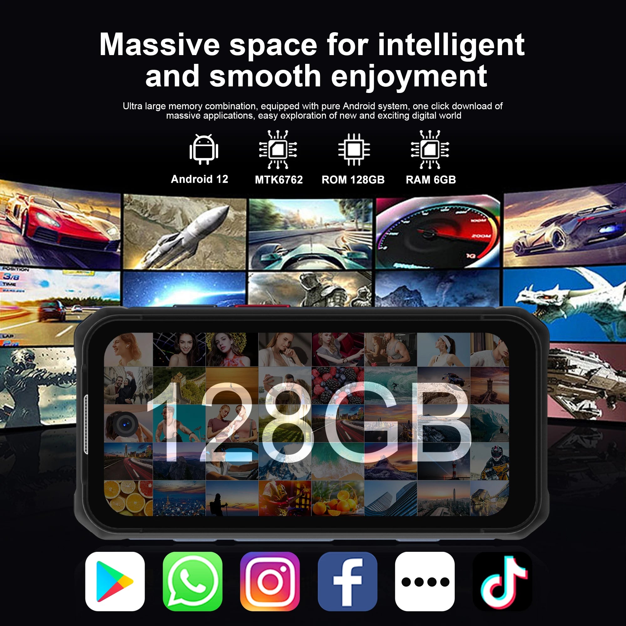 SERVO TANK500 Android Mini Rugged Smartphone &ndash; IP68 Rated