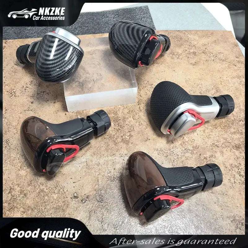 For Audi Q7 Q5 A3 A4 A5 A6 A7 C6 C7 4G1 713 139 4G1713139 Automotive parts Leather with hole shift knob by InterCyprus Trading Ltd