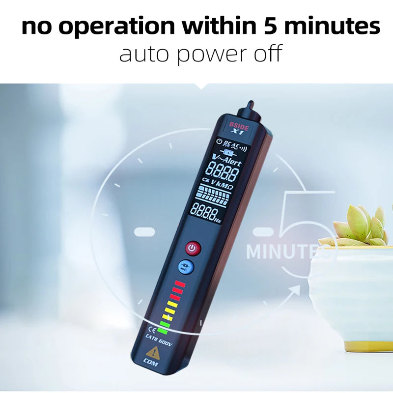 BSIDE X1 EBTN Voltage Tester &ndash; Non-Contact Dual Range AC Voltage Sensor Pen