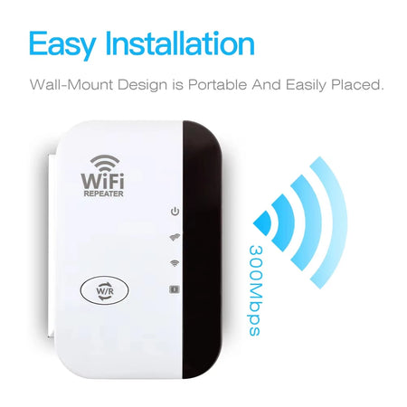300Mbps Wireless Wi-Fi Range Extender for Seamless Connectivity