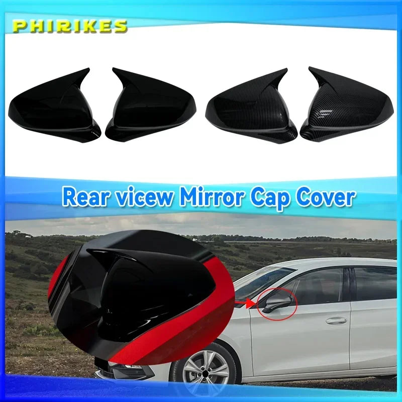 Oglekļa šķiedras spoguļu vāki priekš Seat Leon Cupra 2020 2024