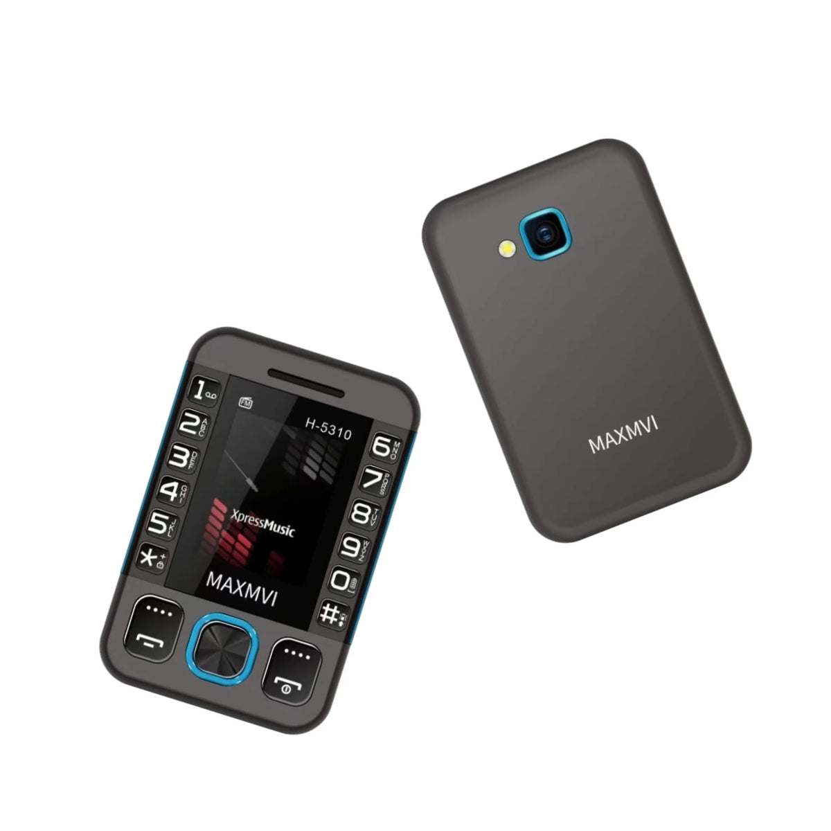 Pocket Phone For Kids 2G Dual Sim &ndash; Ultra Thin Palm Size Blue / add 16G TF card