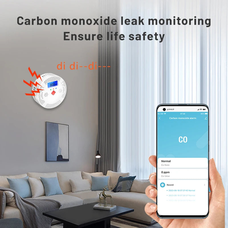 Tuya Smart WiFi CO Detector &ndash; Real Time Monitoring