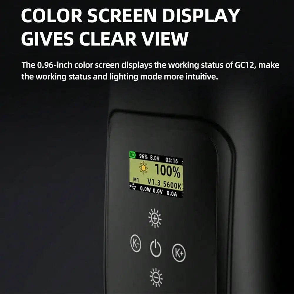 CrownQu Portable Inflatable Fill Light &ndash; Adjustable Bi-Color Lighting for Photography