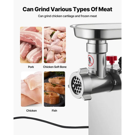 Stainless Electric Meat Grinder Sausage Stuffer