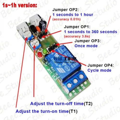 DC Timer Relay Switch &ndash; Precise Cycle Delay Control